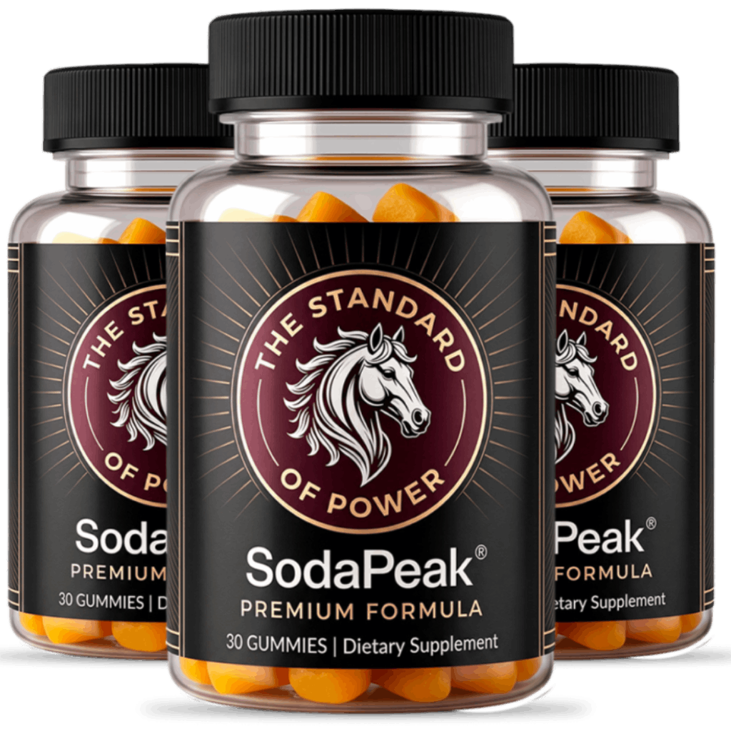 SodaPeak male enhancement supplement bottles